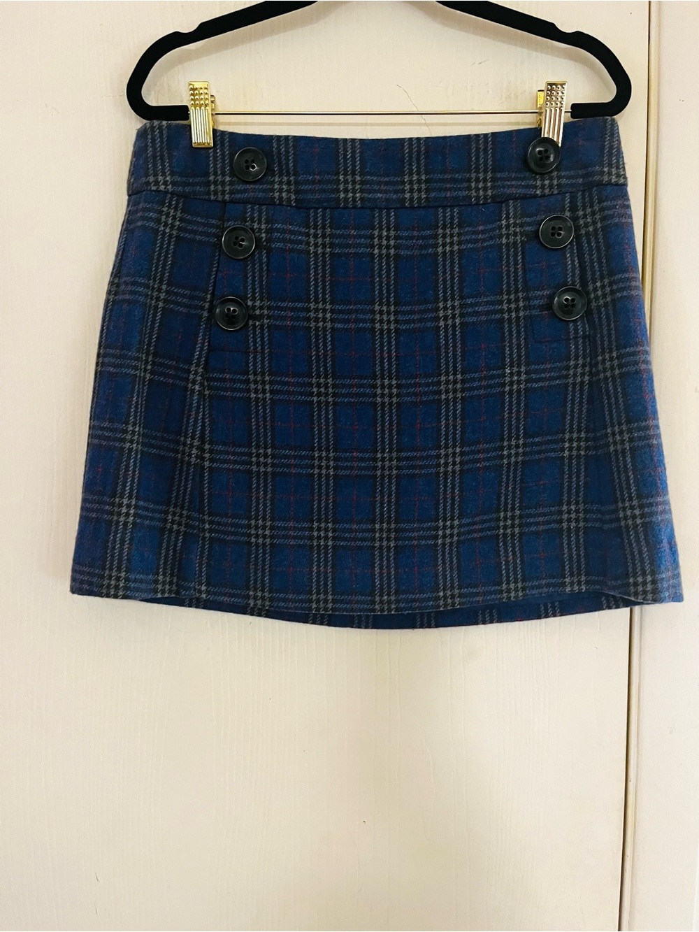 Gap 90s Wool Equestrian Preppy Back To School Clueless Mini Skirt 4